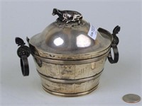 Gorham Sterling Silver Covered Butter Tub