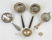 Group Four Sterling Tea Strainers