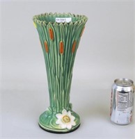 Weller Ardsley (Cattail) Glazed Pottery Vase