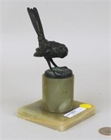 Small Bronze Bird Sculpture