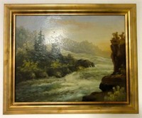 Original Oil on Canvas Landscape Painting