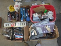 PALLET OF TOOLS,PAINT SUPPLIES,CEMENT TOOLS,