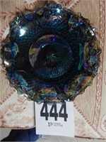 CARNIVAL GLASS FLUTED PLATE 10"