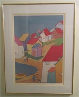 Framed and Matted Litho by Tulley