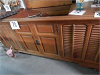 VINTAGE STEREO CABINET 28"X62"19"