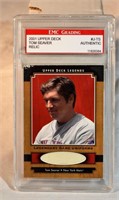 2001 Upper Deck Tom Seaver Relic Baseball Card