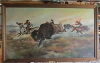 Buffalo Painting by G.M. Welch