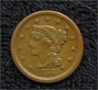 COIN ONE CENT 1856