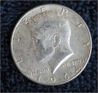 COIN U.S. HALF DOLLAR 1964
