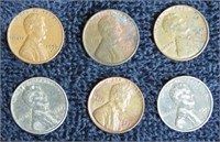 COINS U.S. PENNIES VARIOUS YEARS