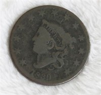 COIN ONE CENT 1830