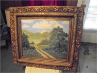 Judy Allen Oil on Canvas Landscape Painting