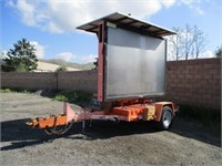 2000 National Sign S/A Towable Message Board