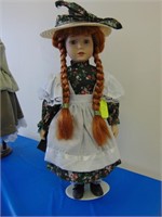 Anne of Green Gables Doll Holding Book