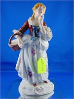 Figurine, Lady with Basket