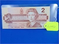 1986 Canadian 2$ Bill