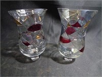 2 pairs of Candle holders