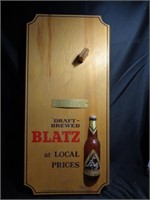 Blatz 3-D Pheasant Wooden/Plastic Advertising Sign