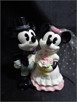 Black and White Mickey and Minnie Mouse Wedding