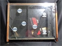 1950's Gillette Razor Blades Wood Store Display