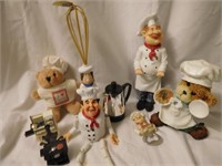 Lrg lot of cooking/chef motif collectibles & more