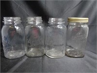 Vintage Canning Jars Kerr, Grey and Rath's