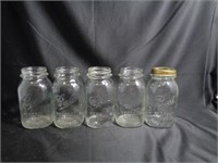 5 Ball Perfect Mson Jars without Lids