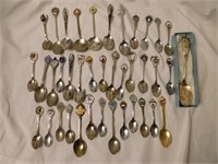 39pcs of Souvenir spoons