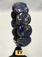 Beautiful lapis stretch bracelet  (a 7)