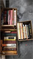 Three boxes of vintage books