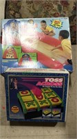 Two large kids games , Toss across and indoor