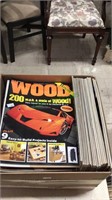 Box lot of about 50 woodworking Magazines