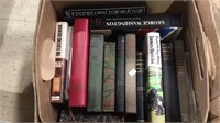 Box lot of vintage and antique books