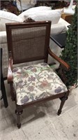 Vintage French style arm side chair with nice