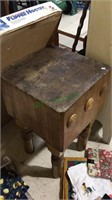 Old wood  butchers block small size, measures, 29