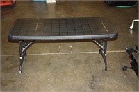 Adjustable Height Folding Table 48 x 24