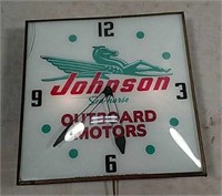 Johnson seahorse outboard motors clock
