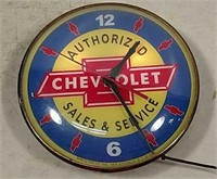 Authorized Chevrolet clock