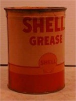 shell five pound grease can