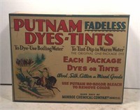 Putnam Dyes-Tints Tin Display
