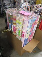 Box of mixed wrapping paper