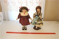 2 Schoolgirl Dolls