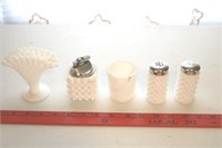 Assortment of Milk Glass Items
