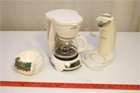 Mr. Coffee 5 Cup Coffee Maker & Can Opener