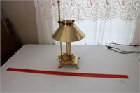 Table Lamp with Brass Finish