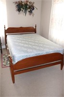 Full Size Bed w/ Maple Headboard & Footboard