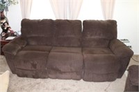 Brown La-Z-Boy Reclining Sofa