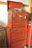 CENTURY 17 DRAWER TOOL BOX AND CONTENTS