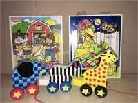 Melissa&Doug toy circus zoo train & puzzles