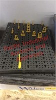 Box of misc. pegboard tool holders